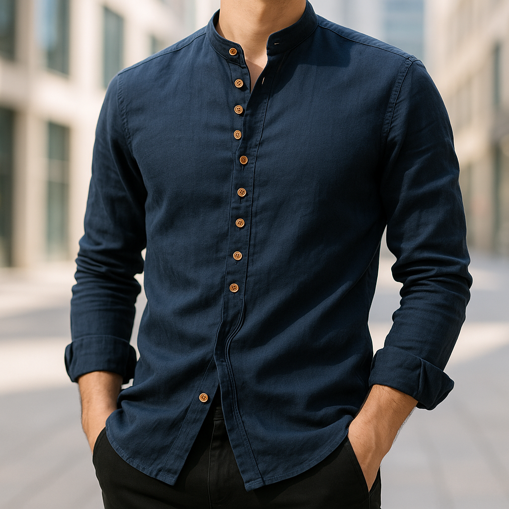 Chemise À Manches Longues Pour Homme Avec Coupe Ample | Idéale Pour Usage Quotidien