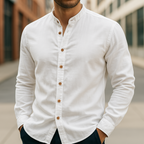 Chemise À Manches Longues Pour Homme Avec Coupe Ample | Idéale Pour Usage Quotidien