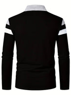 Polo À Manches Longues Avec Fermeture Zippée Pour Homme | Idéal Pour Un Usage Quotidien