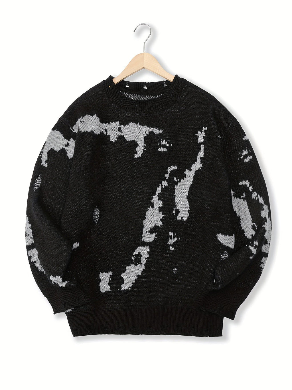 Pull-Over Homme à Texture Structurée pour Usage Quotidien | Idéal pour la Mi-Saison