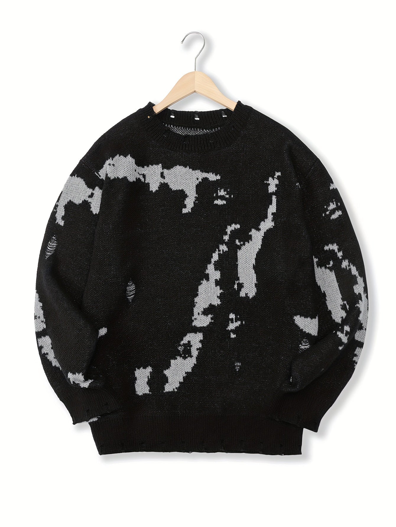 Pull-Over Homme à Texture Structurée pour Usage Quotidien | Idéal pour la Mi-Saison