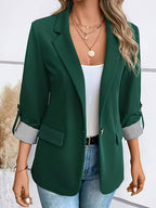 Blazer Structuré À Double Boutonnage Pour Femmes | Idéal Pour Travail Et Usage Quotidien