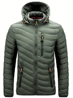 Veste D’Hiver Avec Capuche Ajustable Pour Homme | Idéale Pour La Saison Froide