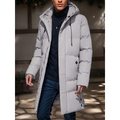 Veste Parka Longue avec Détails Réglables pour Homme | Idéale pour l’Hiver