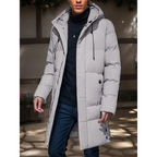 Veste Parka Longue avec Détails Réglables pour Homme | Idéale pour l’Hiver