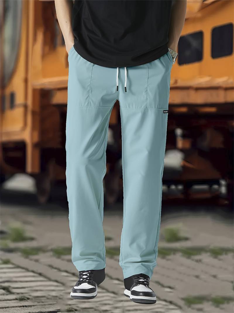 Pantalon À Taille Ajustable Avec Coupe Droite Pour Homme | Idéal Pour Usage Quotidien