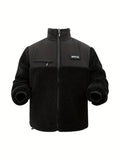 Veste Zippée avec Poches et Col Montant pour Homme | Idéale pour l’Hiver