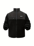 Veste Zippée avec Poches et Col Montant pour Homme | Idéale pour l’Hiver