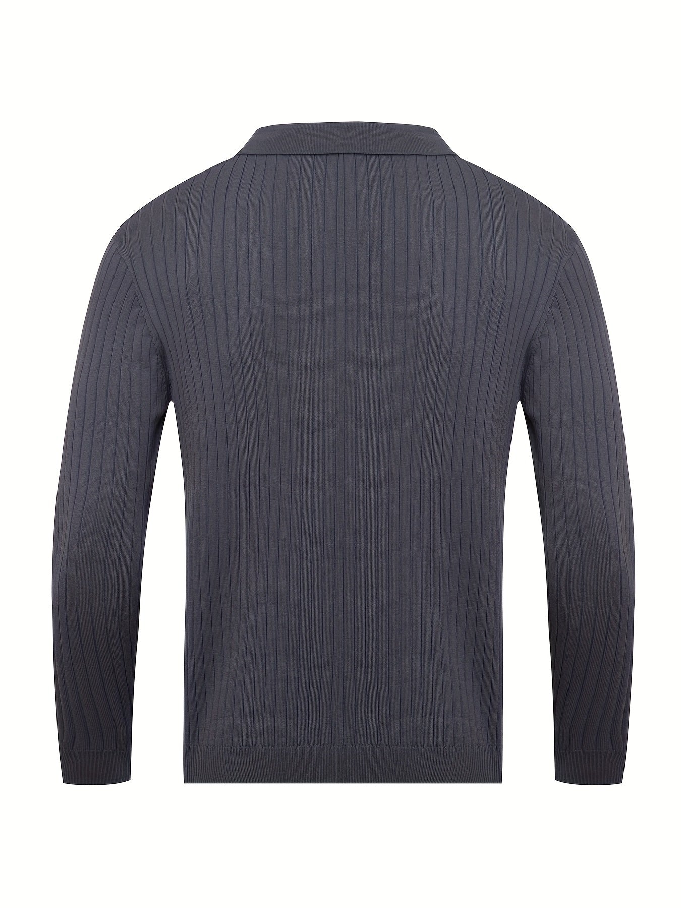 Pull Polo à Col Revers avec Encolure en V pour Homme | Idéal pour Tenue de Bureau