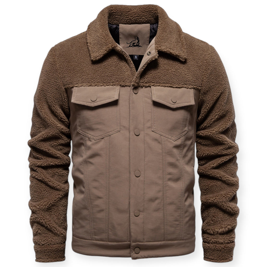Veste Isolée avec Doublure Et Fermeture À Pression pour Hommes | Idéale pour Les Journées Froides