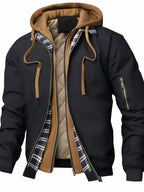 Veste Avec Capuche Et Fermeture Zippée Pour Homme | Idéale Pour Un Usage Quotidien Et Extérieur