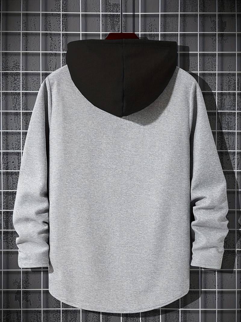 Hoodie à Capuche avec Design Color Block pour Hommes | Idéal pour les Activités de Loisirs