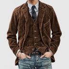 Blazer À Boutons Avec Coupe Structurée Pour Homme | Idéal Pour Le Bureau Et Les Sorties