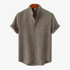 Chemise De Loisirs À Coupe Droite Pour Hommes | Idéale Pour Les Activités Quotidiennes Et La Saison Chaude
