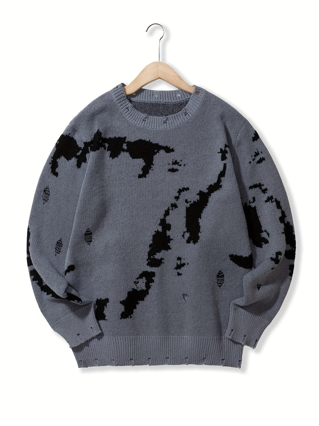Pull-Over Homme à Texture Structurée pour Usage Quotidien | Idéal pour la Mi-Saison