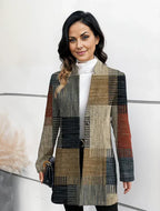 Blazer à Motif Structuré pour Femme | Idéal pour Usage Quotidien