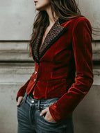 Blazer Avec Motif Léopard Pour Femmes | Idéal Pour L’Automne Et Événements
