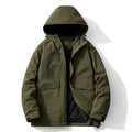 Veste d’Hiver avec Capuche et Doublure Épaisse pour Homme | Idéale pour les Jours Froids