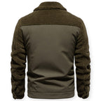 Veste Isolée avec Doublure Et Fermeture À Pression pour Hommes | Idéale pour Les Journées Froides