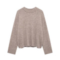 Pull Uni à Col Rond avec Coupe Ample pour Femme | Idéal pour Usage Quotidien