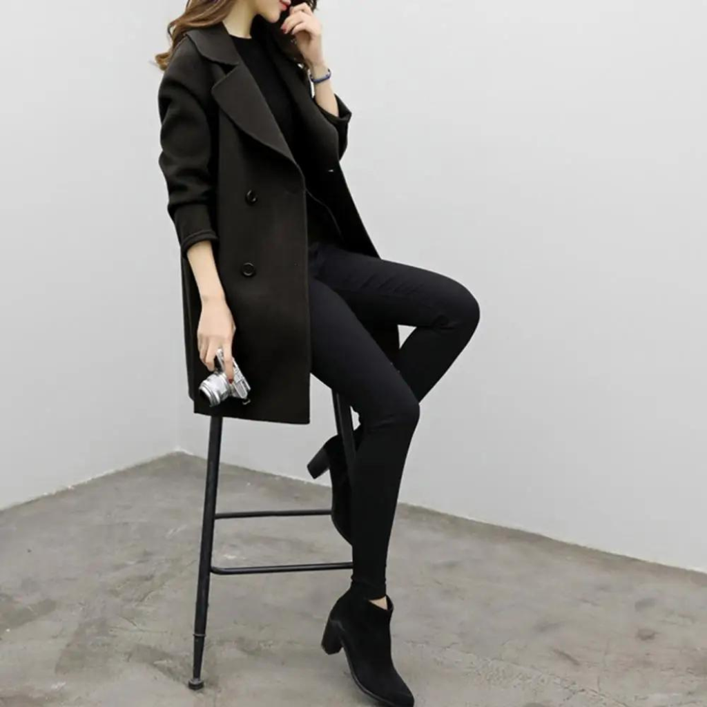 Manteau Avec Coupe Ajustée Pour Femme | Idéal Pour L’Hiver