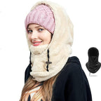 Cagoule 3-en-1 avec Design Multifonction pour Adultes | Idéale pour l’Hiver et les Activités Extérieures