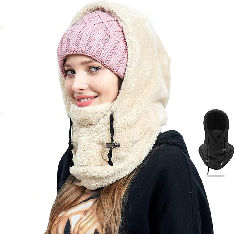 Cagoule 3-en-1 avec Design Multifonction pour Adultes | Idéale pour l’Hiver et les Activités Extérieures