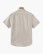 Chemise À Manches Courtes Avec Coupe Droite Pour Hommes | Idéale Pour La Saison Chaude Et Les Usages Quotidiens