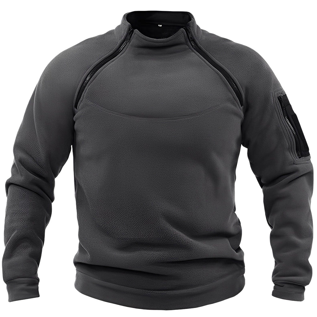 Sweat-Shirt Fonctionnel avec Fermetures Zippées pour Adultes | Idéal pour les Activités Hivernales
