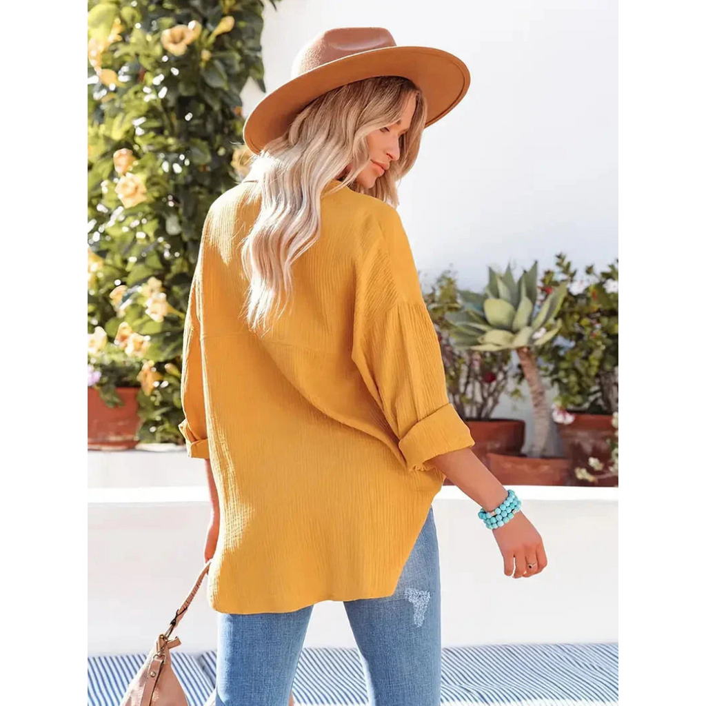 Chemise Décontractée À Manches Longues Pour Femme | Idéal Pour Un Usage Quotidien