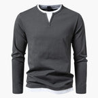 Chemise À Manches Longues Avec Détail Superposé Pour Homme | Idéal Pour Usage Quotidien