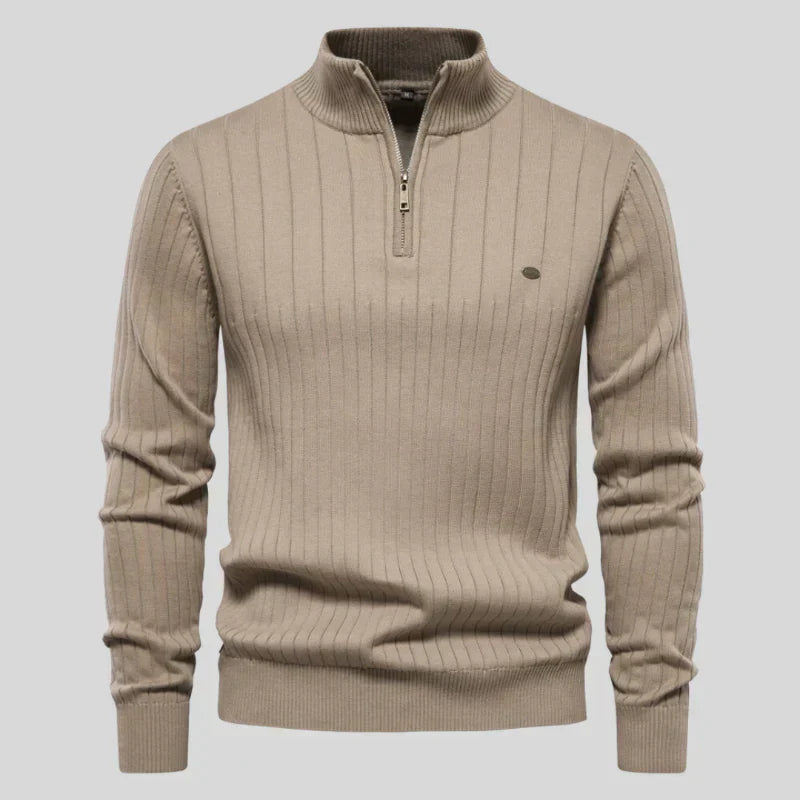 Pull à Demi-Fermeture Zippée à Manches Longues pour Homme | Idéal pour un Usage Quotidien