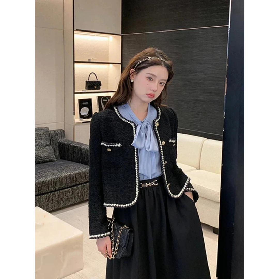 Veste Style Vintage Avec Fermeture À Boutons Pour Femme | Idéal Pour Travail Et Occasions Formelles