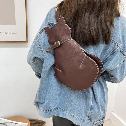 Sac Bandoulière Forme Chat Avec Bandoulière Ajustable | Idéal Pour Usage Quotidien