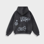 Sweat à Capuche Oversize avec Imprimé Graffiti pour Adultes | Idéal pour les Tenues Urbaines