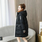 Manteau Long Matelassé avec Capuche pour Femme | Idéal pour l’Hiver