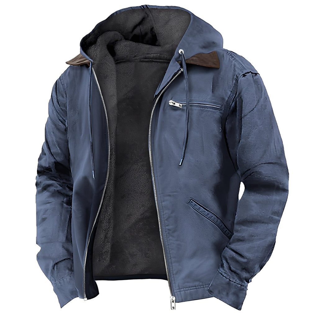 Veste À Fermeture Zippée Avec Coupe Droite Pour Homme | Idéale Pour Un Usage Quotidien