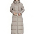 Manteau d’Hiver Long Matelassé avec Capuche pour Femme | Idéal pour l’Automne et l’Hiver
