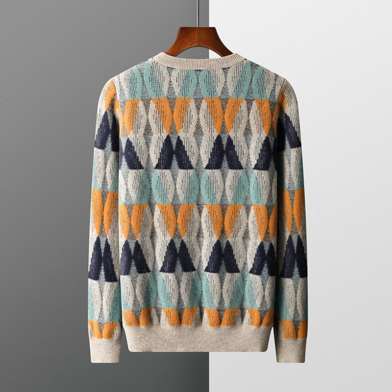 Pull Avec Motif Géométrique Pour Hommes | Idéal Pour Le Quotidien