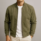 Veste avec Fermeture Zippée et Col Montant pour Hommes | Idéale pour Usage Quotidien