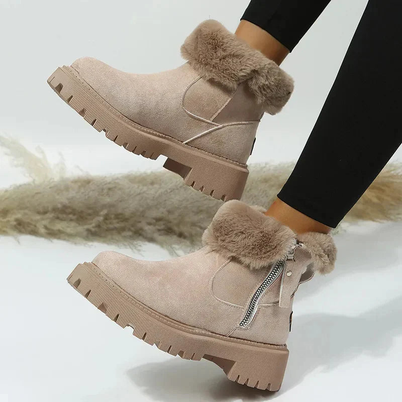Bottes D’hiver Fermées Pour Femme À Enfilage Facile | Idéales Pour La Saison Froide
