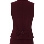 Ensemble Trois Pièces Avec Blazer, Gilet Et Pantalon Ajusté Pour Femmes | Idéal Pour Tenues Professionnelles Et Quotidiennes