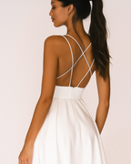 Robe Midi à Bretelles pour Femme | Idéale pour les Mariages et les Événements Formels