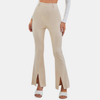 Pantalon Évasé à Taille Haute pour Femme | Idéal pour un Usage Quotidien