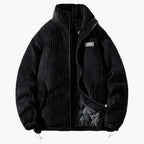 Veste Matelassée avec Col Montant et Coupe Ample pour Homme | Idéale pour la Mi-Saison