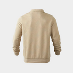Sweat à Motifs Géométriques avec Fermeture Zippée pour Homme | Idéal pour Automne et Hiver