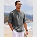 Chemise Décontractée À Manches Longues pour Homme avec Col Classique | Idéale pour Le Quotidien