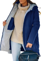 Veste Matelassée avec Capuche pour Femme | Idéale pour l’Hiver