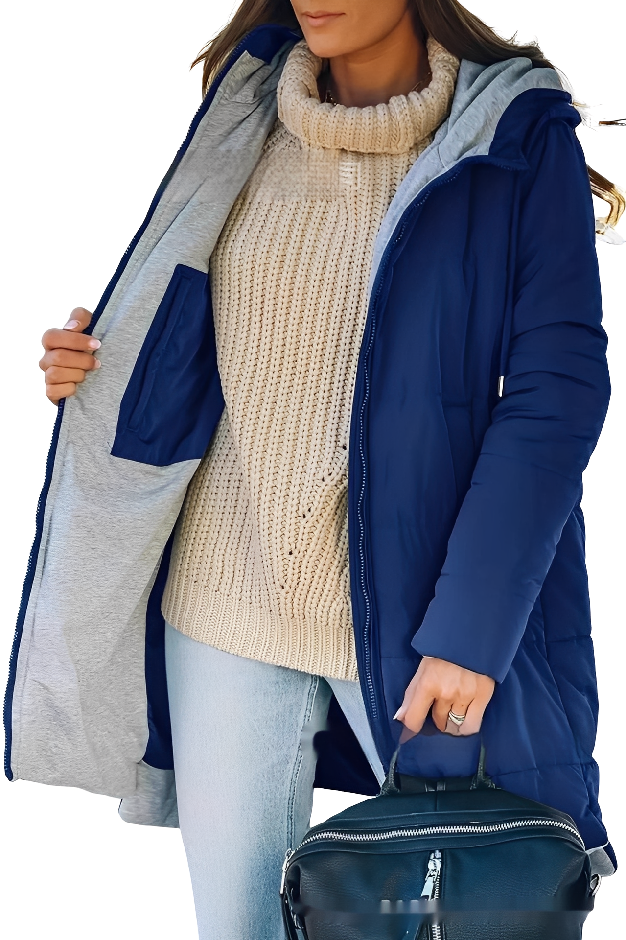 Veste Matelassée avec Capuche pour Femme | Idéale pour l’Hiver