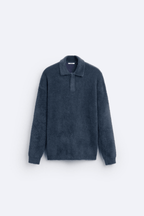 Polo pour Homme avec Col Classique et Finition Texturée | Idéal pour les Journées Fraîches